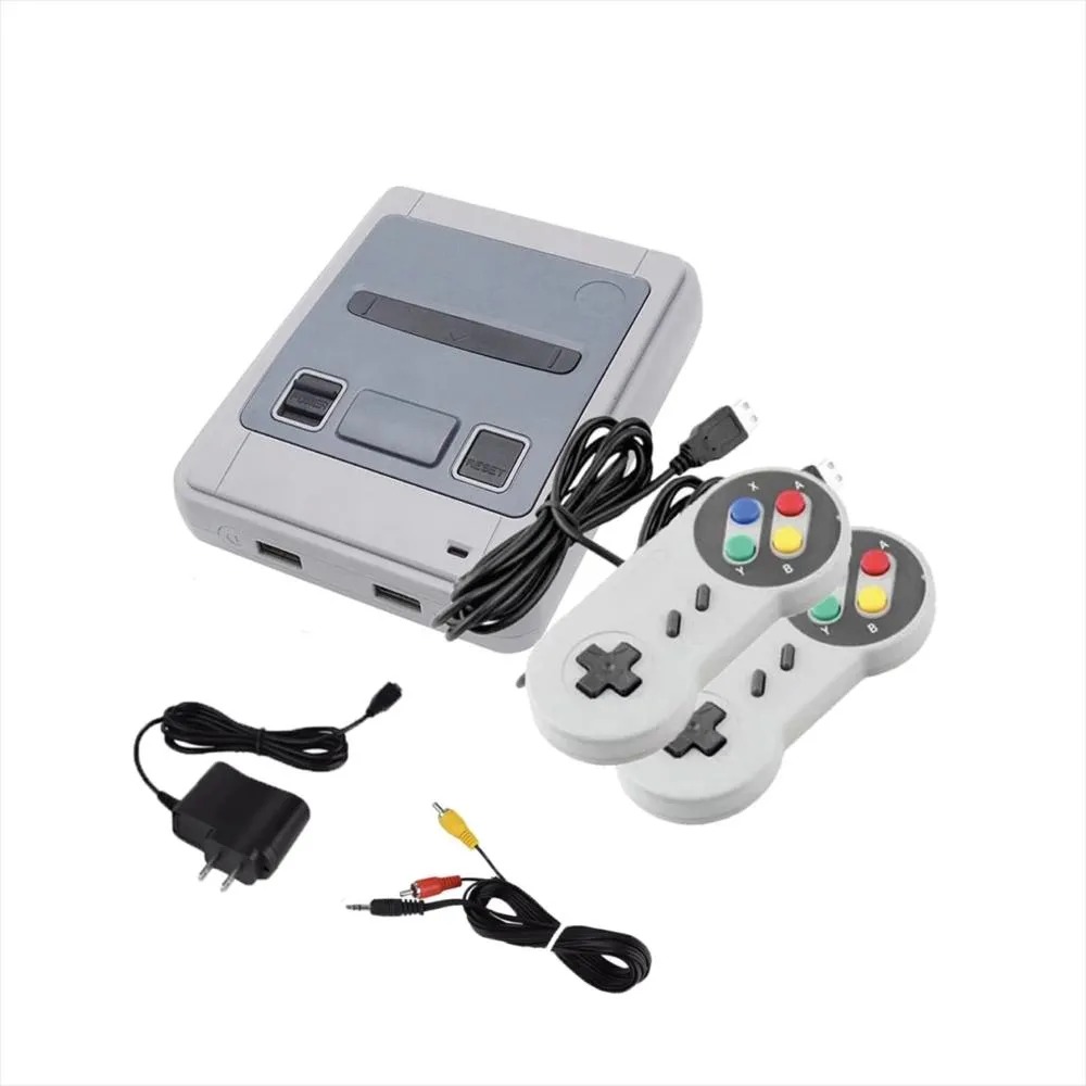 Consola Super Nintendo 620 Juegos Multijuegos 2 Controles